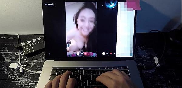  Actriz porno milf española se folla a un fan por webcam (VOL III). Esta madurita sabe sacar bien la leche a distancia.